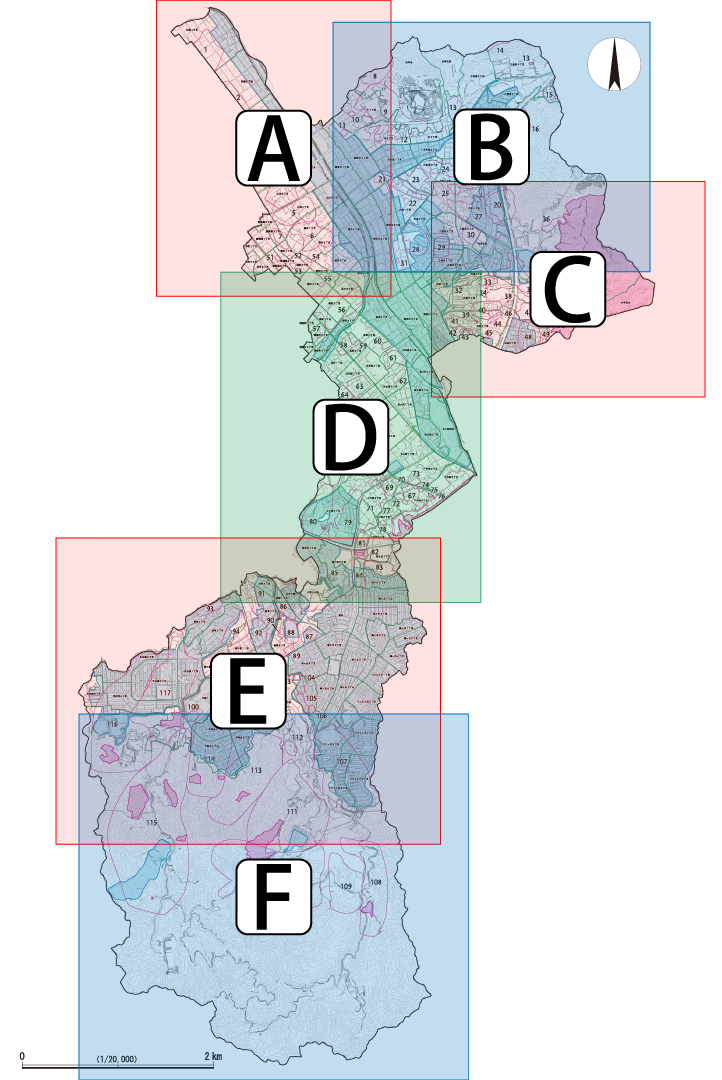 大野城市遺跡地図_全体