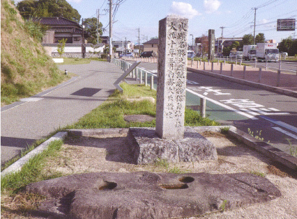 水城跡_東門跡の礎石