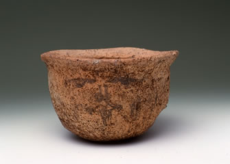 人面墨書土器（2）の裏