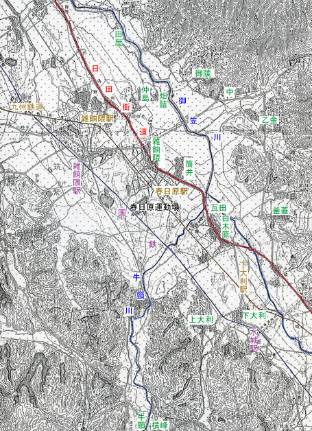 国土地理院発行大正15年測量図