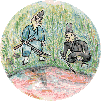刀すすぎ池イラスト