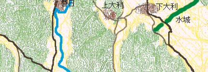 昔の牛頸村地図1