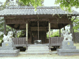 釜蓋地禄社（拝殿）写真