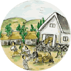 とののくらのかじのイラスト