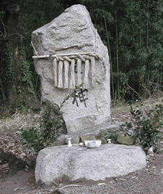 乙金宝満神社の疫神写真