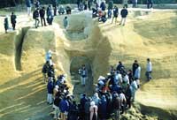 遺跡発掘調査現場写真