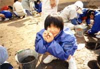 土器が見つかった写真