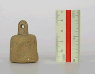 権状製品（古代のおもり）写真