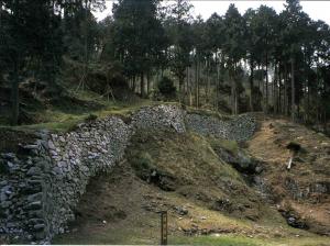 百間石垣全景の写真