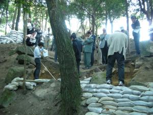 クロガネ岩城門の様子の写真