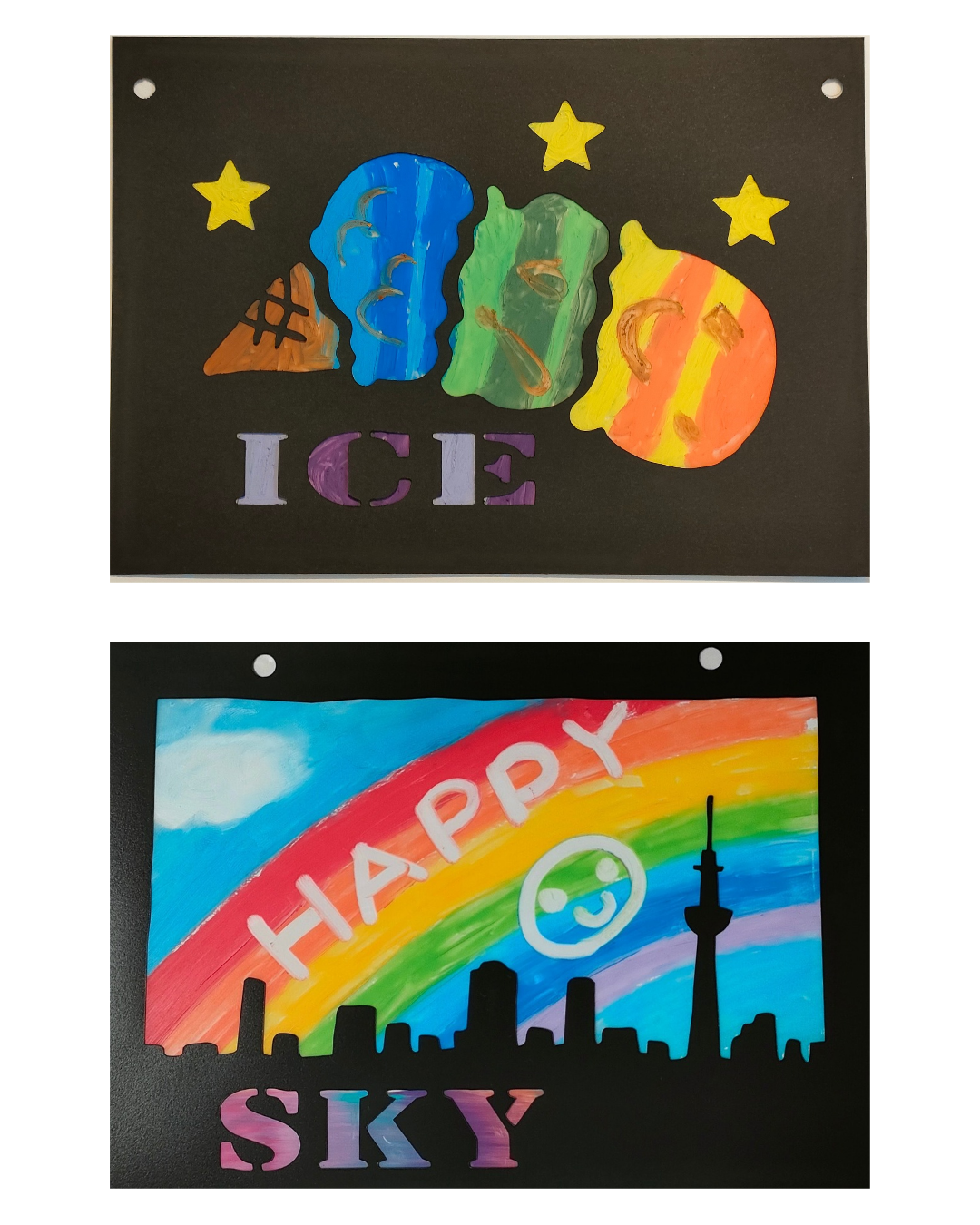 光の透かし絵体験