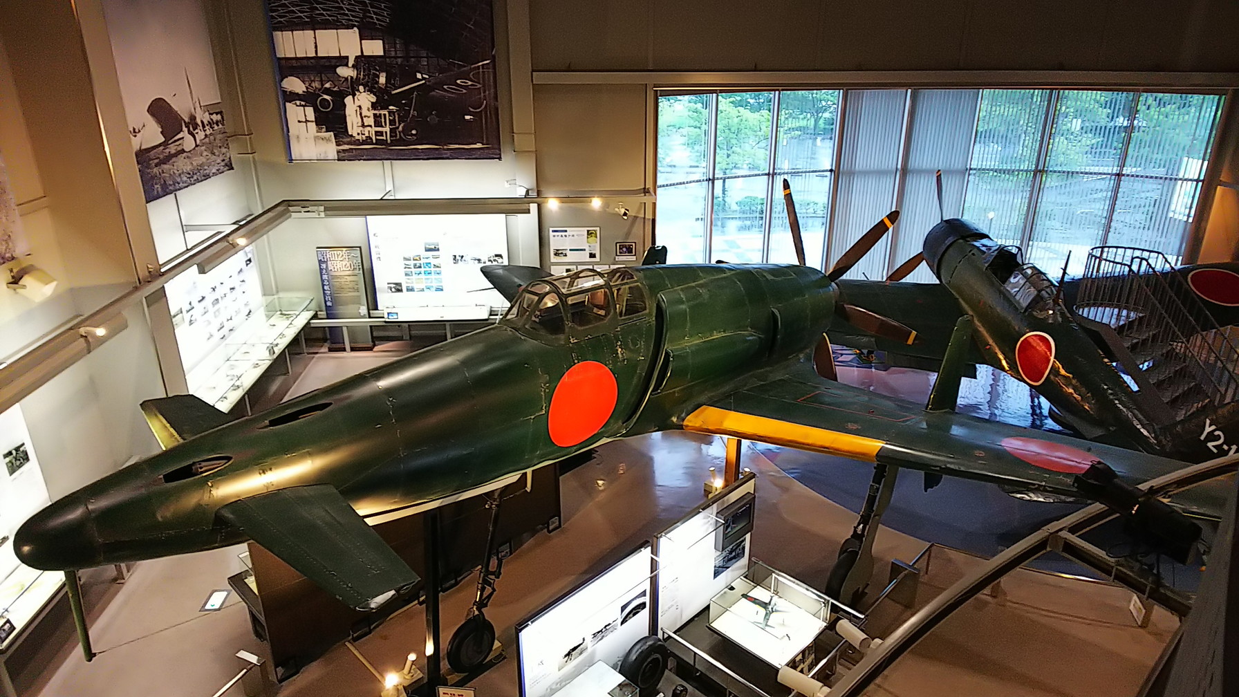 海軍局地戦闘機震電(実物大模型) (筑前町立大刀洗平和記念館提供)