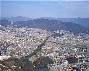 大野城跡・水城跡航空写真1