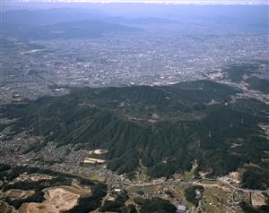 大野城跡航空写真1