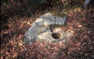 水城口城門　門礎1