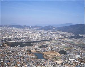 水城跡航空写真3