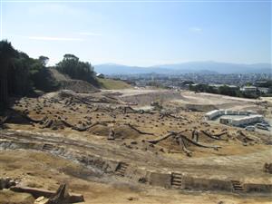 善一田18号墳からの眺望（調査時）1