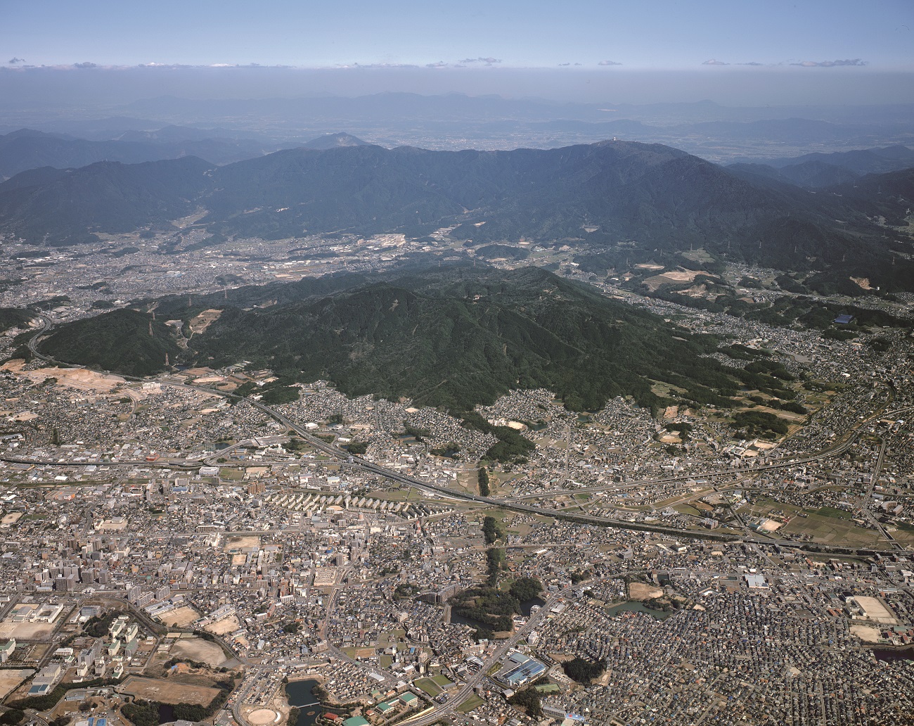 水城_大野城_空撮