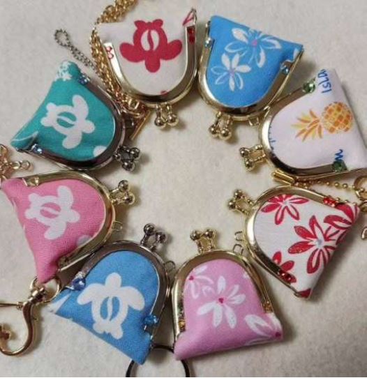 ハワイアンミニがま口