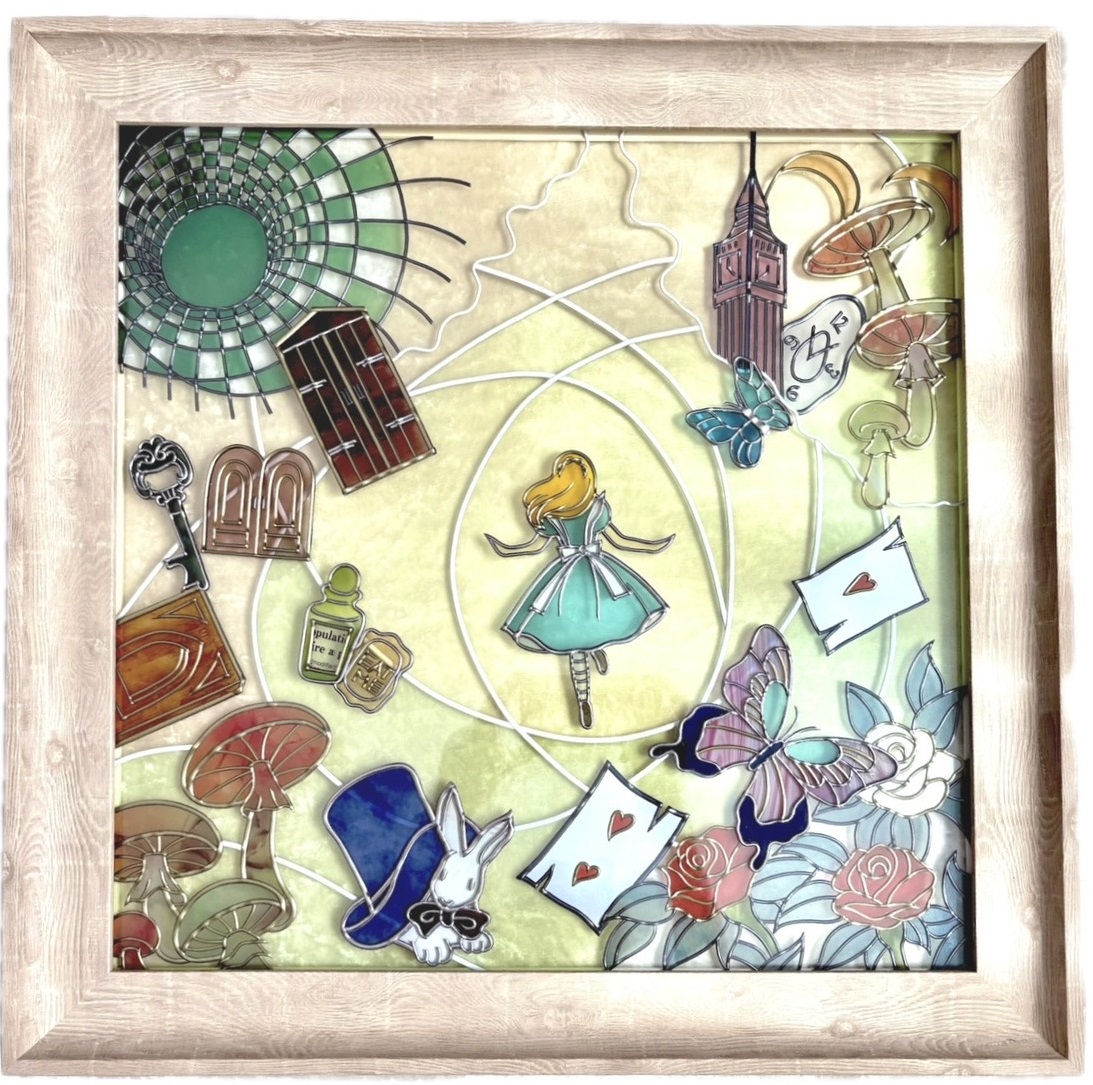 グラスアート作品1