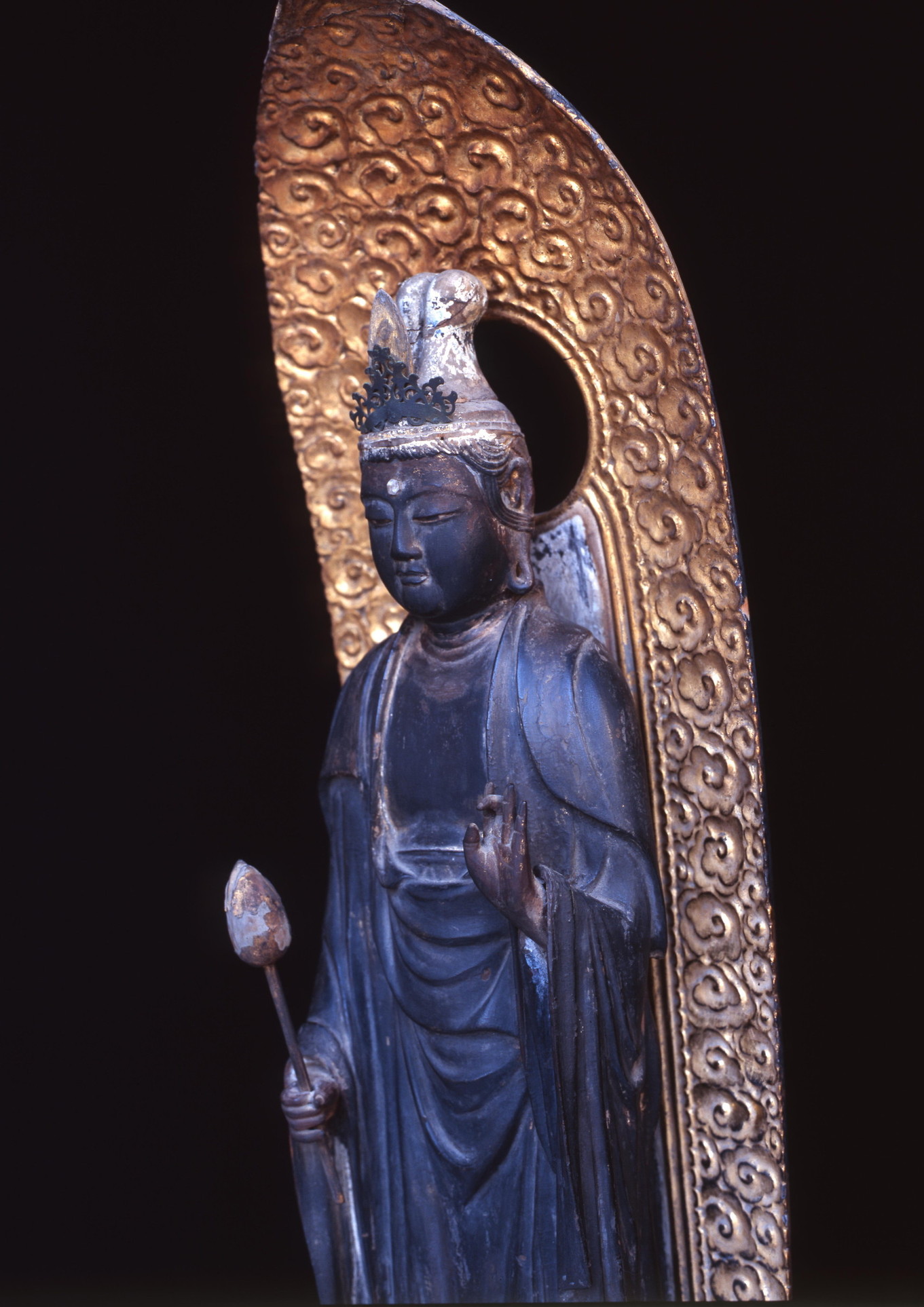 木造聖観音立像1横